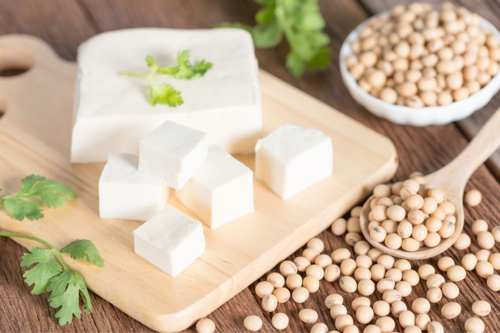 Đậu phụ được chế biến từ đậu nành có nguồn dinh dưỡng lành mạnh